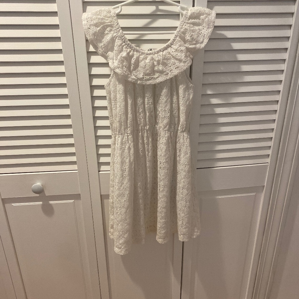 Girls Lace White Dress